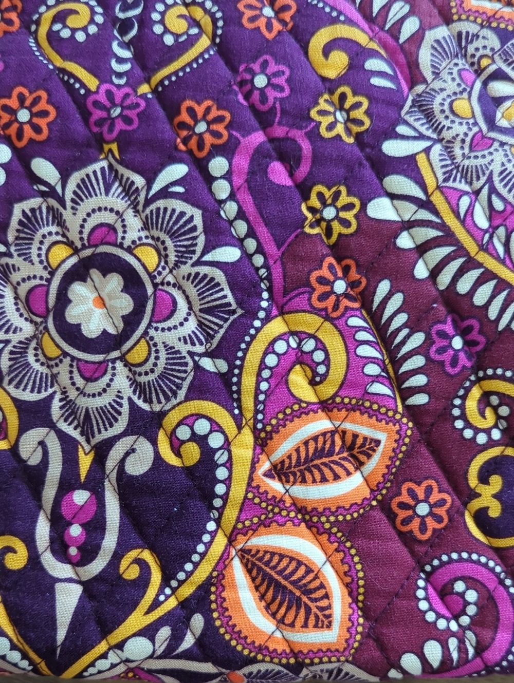 Vera Bradley Quilted Purse Safari Sunset